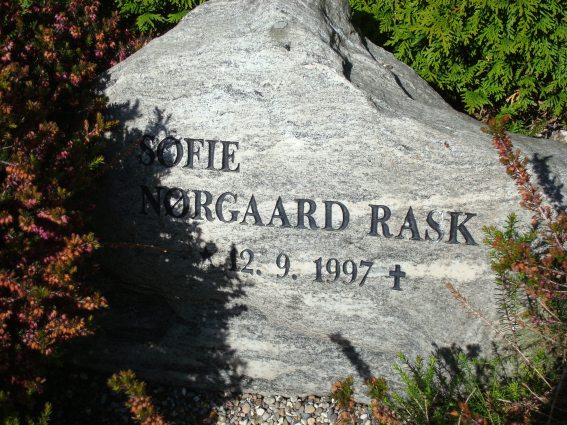 Billede af gravsten på Vejerslev Kirkegård